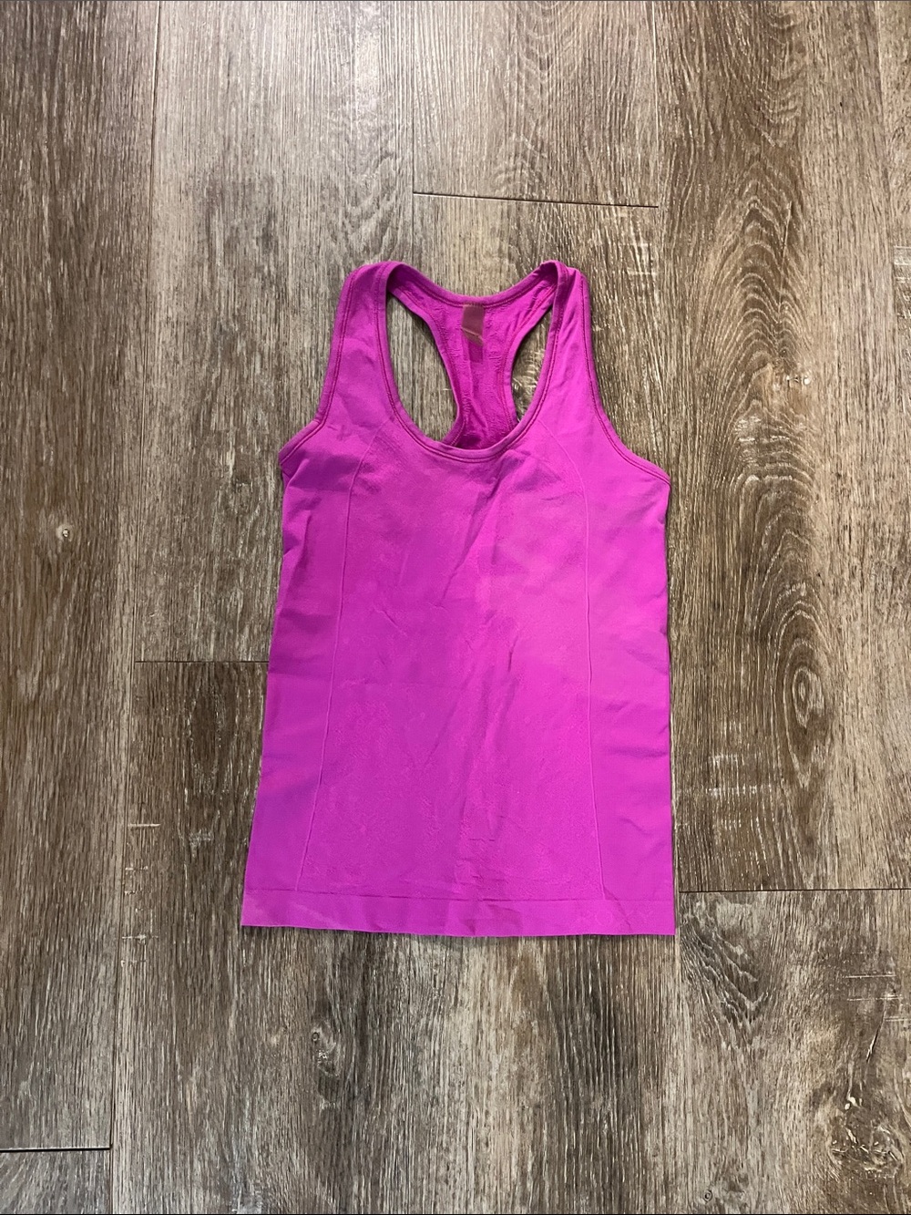 Roxy Women's Fuchsia Racerback Tank Top - Stretch Performance